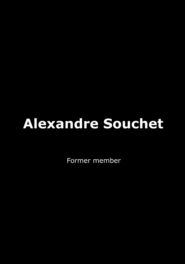 Image of Alexandre Souchet. Click image to read his biography.